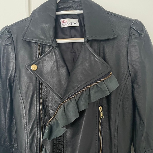 RED Valentino Leather Coat - Picture 6 of 12